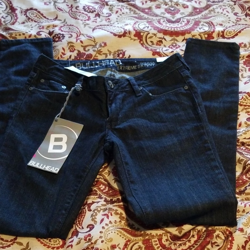Bullhead Extream Skinny Dark Jeans